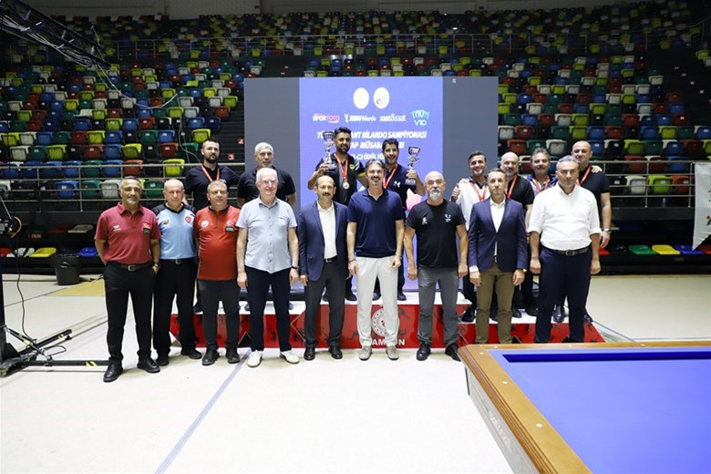 3 Bant Bilardo 2. Etap C1 ve C2 kategorinde ödüller sahiplerini buldu